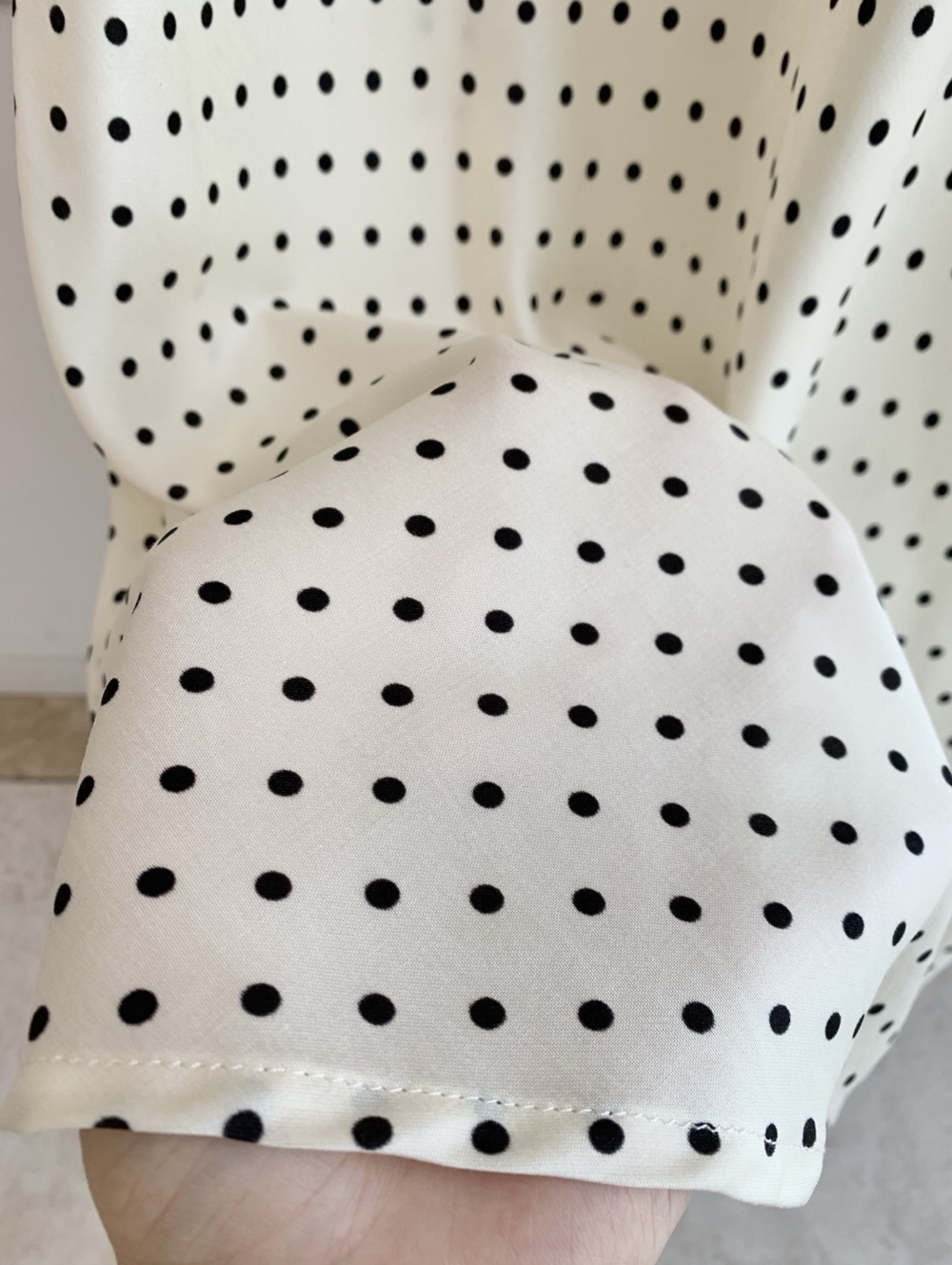 Third Form VISIONS LACE DEEP V MAXI DRESS | CREAM POLKA DOT - Picture 14 of 14